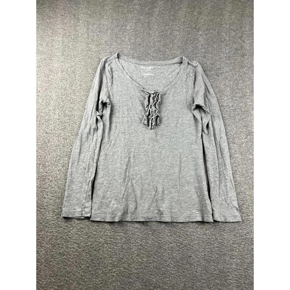 Old Navy Women's Gray Long Sleeve Top Size S/P